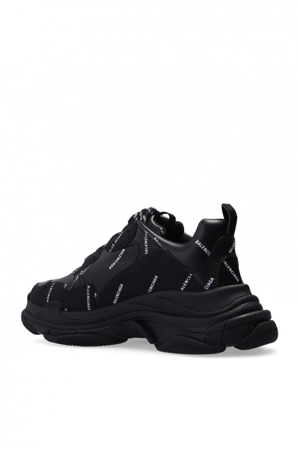 BALENCIAGA CZARNY BUTY SPORTOWE ‘TRIPLE S’