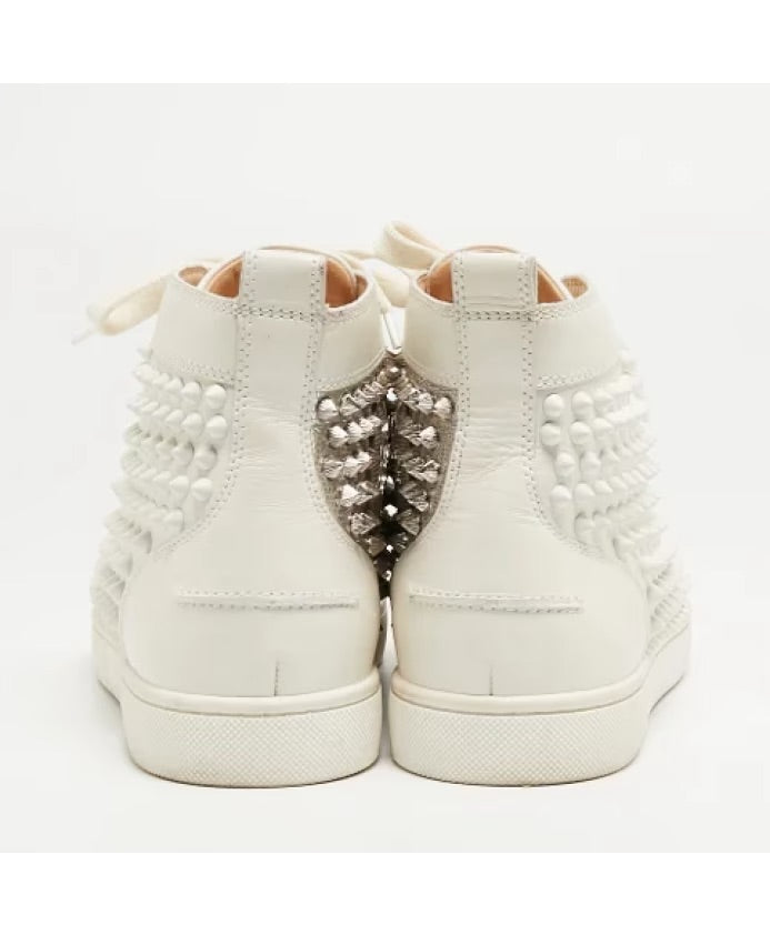 Christian Louboutin Pre-owned, Pre-owned, Kobieta, Biały, Pre-owned Leather sneakers