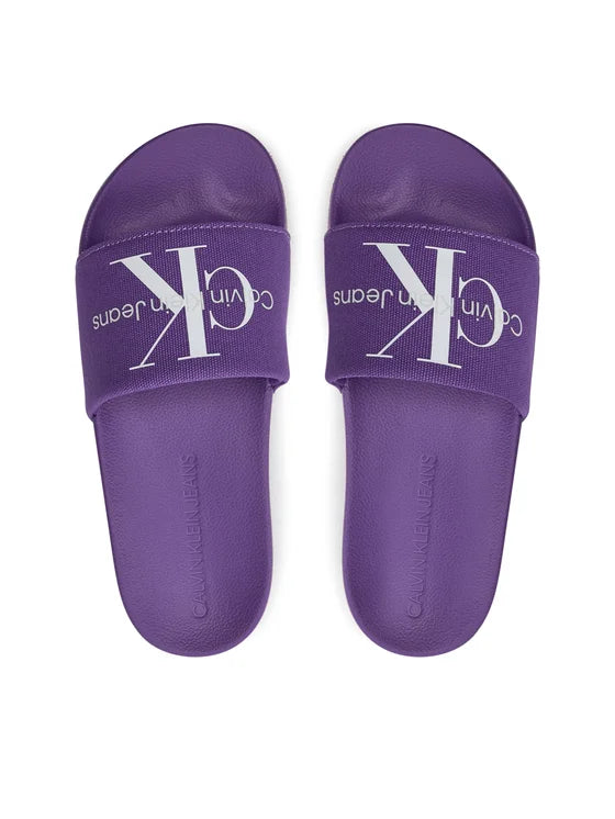 Calvin Klein Jeans Klapki Slide Monogram Co YW0YW00103