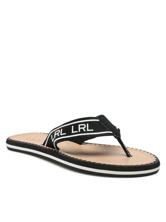 Lauren Ralph Lauren Japonki Roxxy 802860824001 Czarny