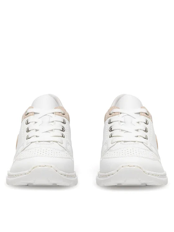 Rieker Sneakersy L3214-80 Biały