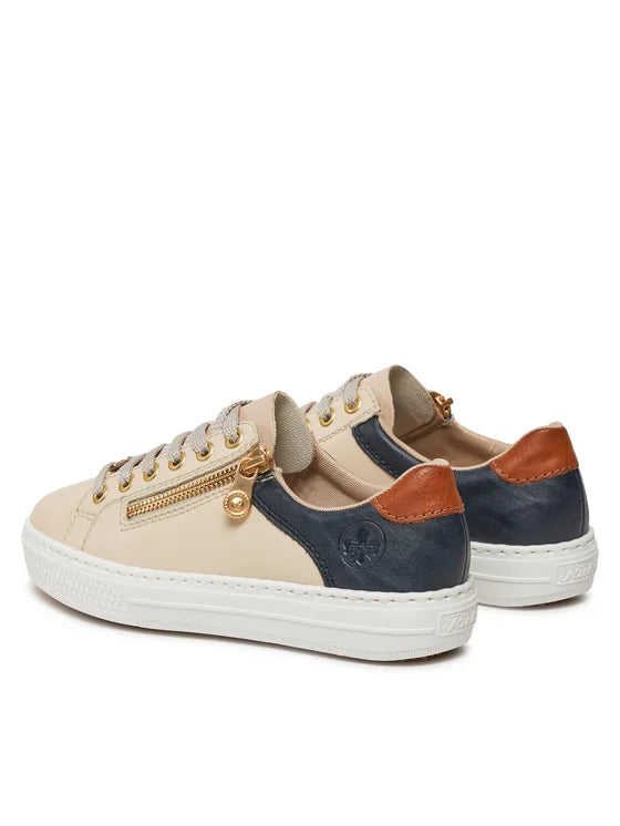 Rieker Sneakersy L59A1-60 Beżowy