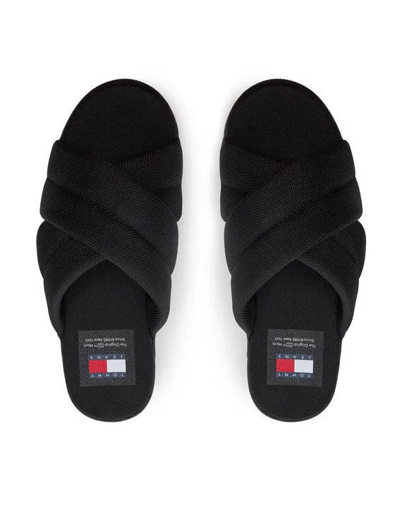 Tommy Jeans Klapki Tjw Lettering Flatform Sandal EN0EN02465