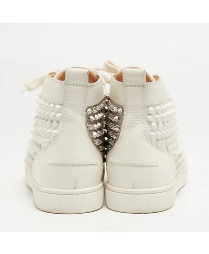 Christian Louboutin Pre-owned, Pre-owned, Kobieta, Biały, Pre-owned Leather sneakers
