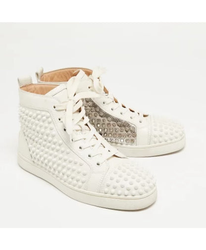 Christian Louboutin Pre-owned, Pre-owned, Kobieta, Biały, Pre-owned Leather sneakers
