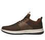 BUTY SPORTOWE MĘSKIE SKECHERS DELSON AXTON SNEAKERSY BRĄZOWE