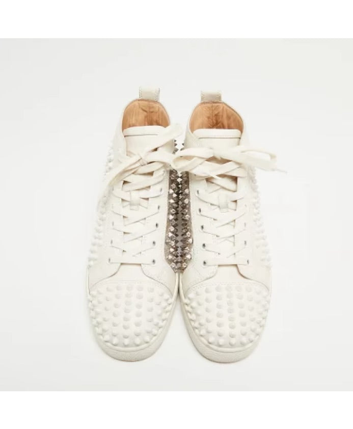 Christian Louboutin Pre-owned, Pre-owned, Kobieta, Biały, Pre-owned Leather sneakers