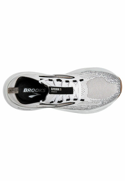 Buty damskie Brooks Glycerin StealthFit 21 Medium biało-szare