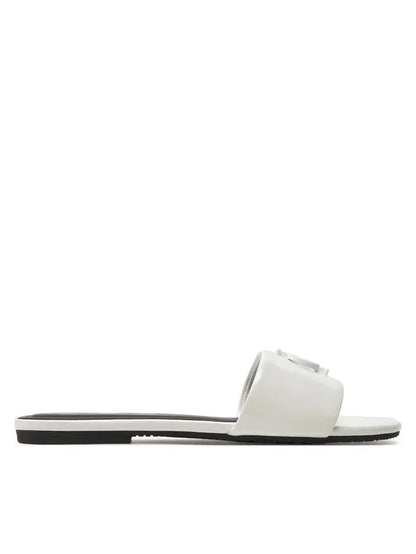 Calvin Klein Jeans Klapki Flat Sandal Slide Mg Met YW0YW01348