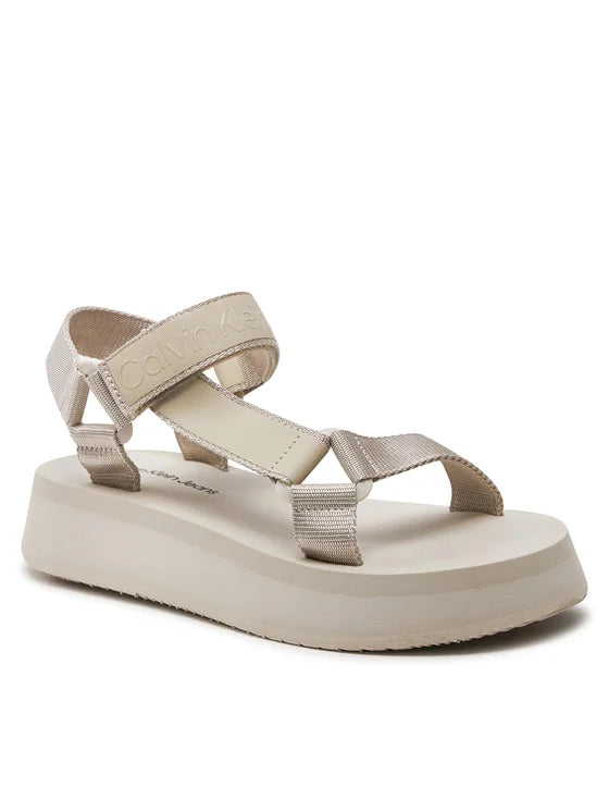 Calvin Klein Jeans Sandały Sandal Velcro Webbing Dc YW0YW01353