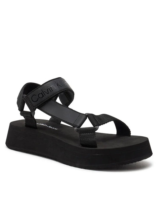 Calvin Klein Jeans Sandały Sandal Velcro Webbing Dc YW0YW01353