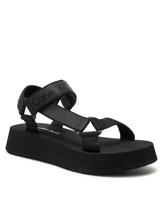 Calvin Klein Jeans Sandały Sandal Velcro Webbing Dc YW0YW01353
