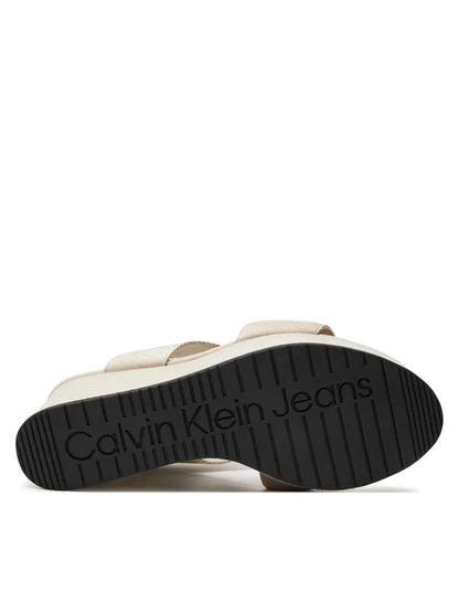Calvin Klein Jeans Sandały Wedge Sandal Webbing In Mr YW0YW01360