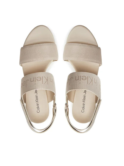 Calvin Klein Jeans Sandały Wedge Sandal Webbing In Mr YW0YW01360