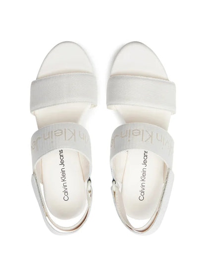Calvin Klein Jeans Sandały Wedge Sandal Webbing In Mr YW0YW01360