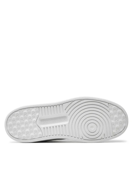 Calvin Klein Jeans Sneakersy Basket Cupsole Low Mix Ml Mr YW0YW01386 Biały