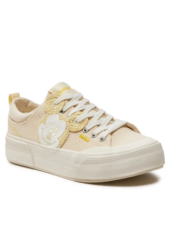 Desigual Trampki 24SSKA20 Białe