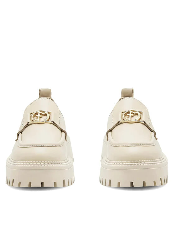 Eva Minge Loafersy SARAH-8049 Beżowy