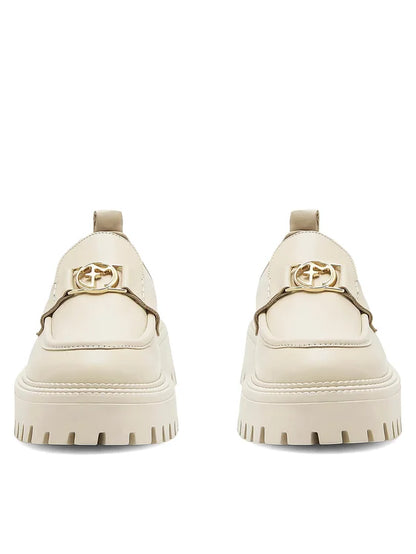Eva Minge Loafersy SARAH-8049 Beżowy