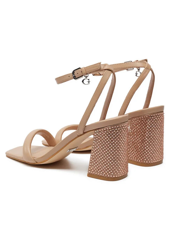 Guess Sandały FLJGEL LEA03