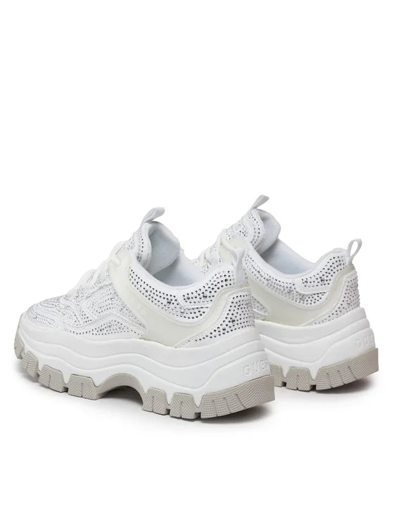 Guess Sneakersy FL82BIE SU12 Biały