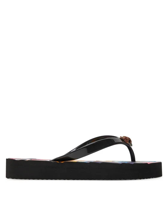 Kurt Geiger Japonki Kensington Q Flap Flop 8915399979 Czarny
