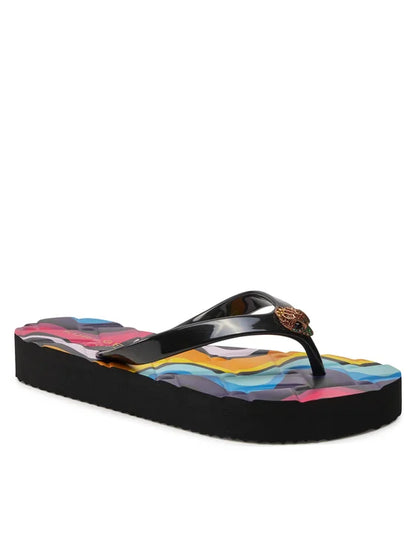 Kurt Geiger Japonki Kensington Q Flap Flop 8915399979 Czarny