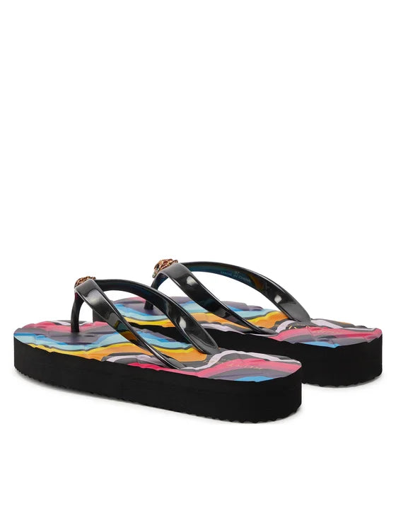 Kurt Geiger Japonki Kensington Q Flap Flop 8915399979 Czarny