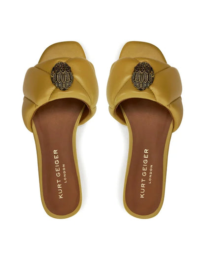 Kurt Geiger Klapki 2026643109 Żółty