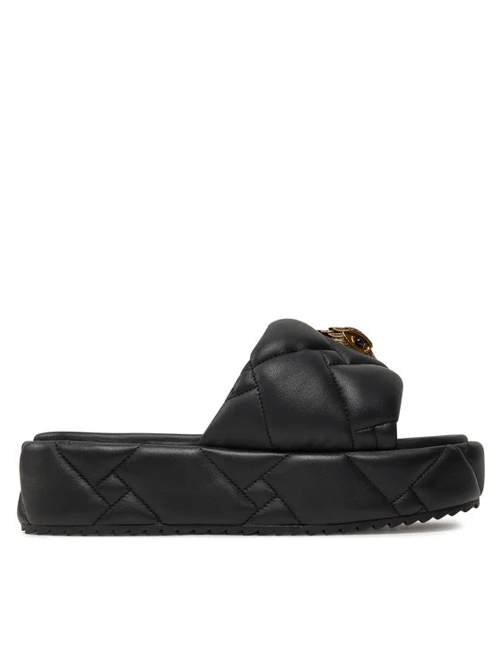 Kurt Geiger Klapki Kensington Puff Sandal 2017800109 Czarny