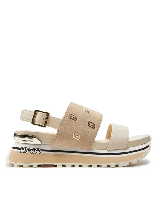 Liu Jo Sandały Maxi Wonder Sandal 08 BA4109 PX310 Beżowy