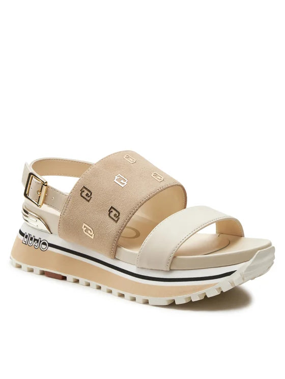 Liu Jo Sandały Maxi Wonder Sandal 08 BA4109 PX310 Beżowy