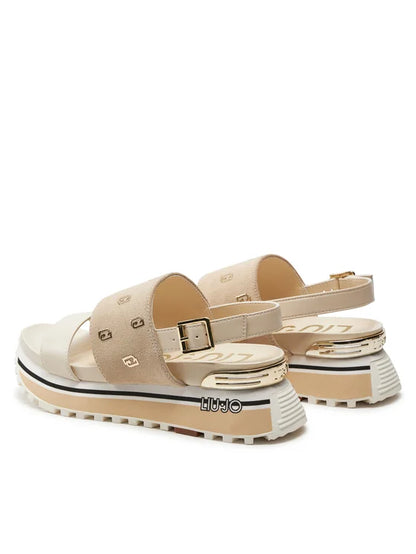 Liu Jo Sandały Maxi Wonder Sandal 08 BA4109 PX310 Beżowy