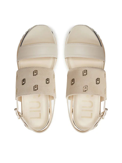 Liu Jo Sandały Maxi Wonder Sandal 08 BA4109 PX310 Beżowy