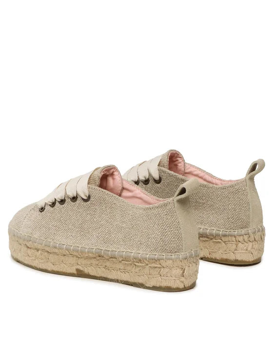 Manebi Espadryle Lace-Up Espadrilles R 3.9 E0