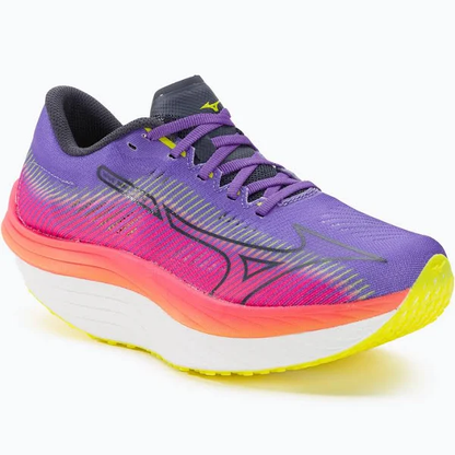 Buty do biegania damskie Mizuno Wave Rebellion Pro highvpink/ombre blue/purple punch