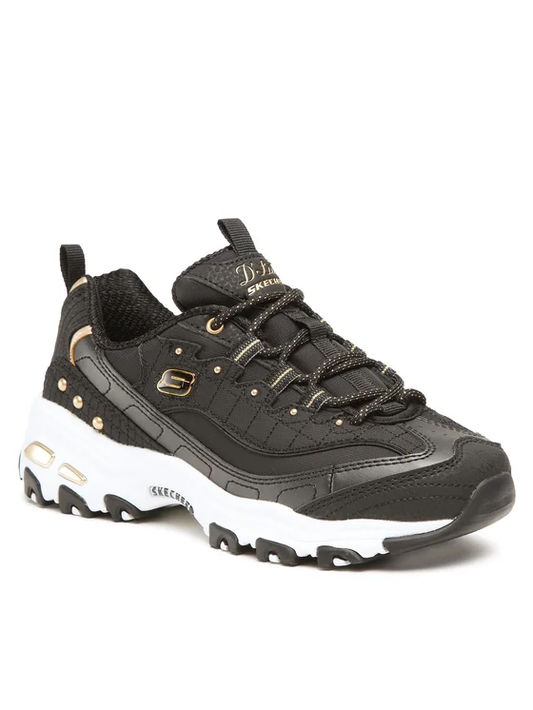 Skechers Sneakersy Ladies Night 149267/BKGD Czarny