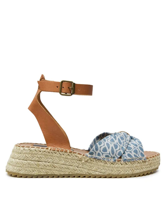 Pepe Jeans Espadryle Kate Thelma PLS90674 Niebieski