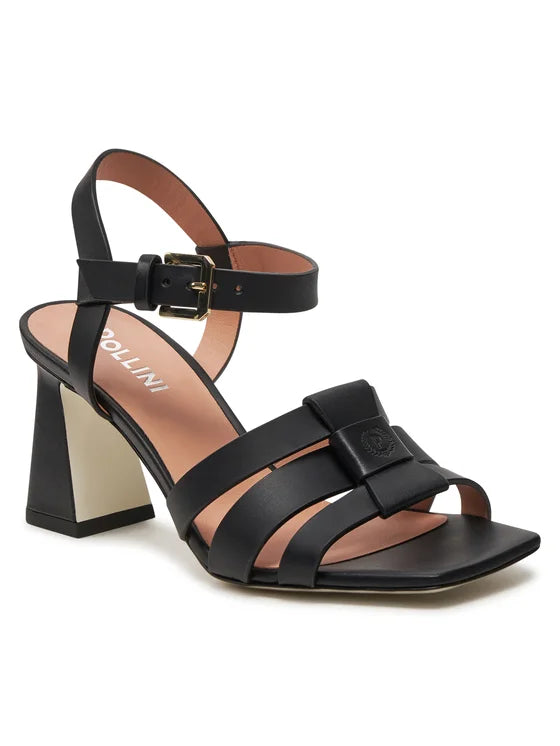 Pollini Sandały SA16607C0ITT0000 Czarny
