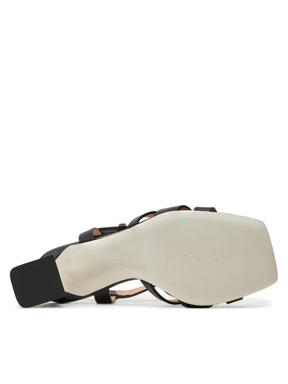 Pollini Sandały SA16607C0ITT0000 Czarny