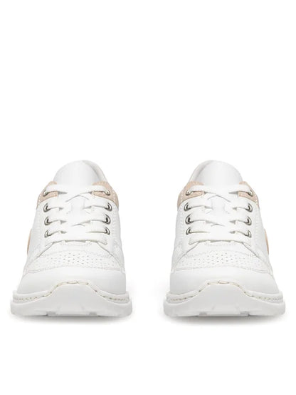 Rieker Sneakersy L3214-80 Biały