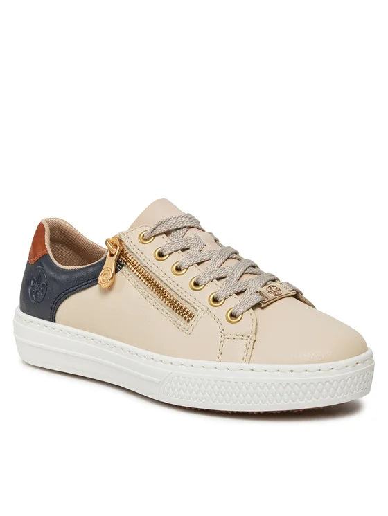 Rieker Sneakersy L59A1-60 Beżowy