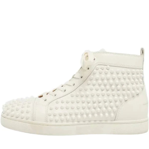 Christian Louboutin Pre-owned, Pre-owned, Kobieta, Biały, Pre-owned Leather sneakers