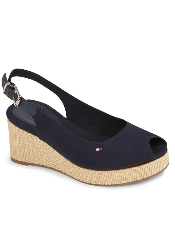 Tommy Hilfiger Espadryle Iconic Elba Sling Back Wedge FW0FW04788