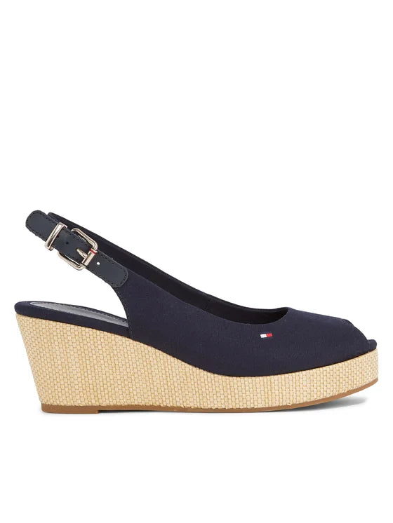 Tommy Hilfiger Espadryle Iconic Elba Sling Back Wedge FW0FW04788