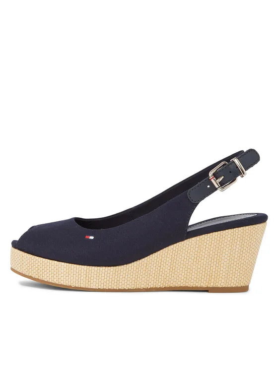 Tommy Hilfiger Espadryle Iconic Elba Sling Back Wedge FW0FW04788