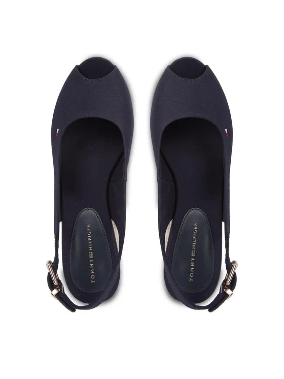 Tommy Hilfiger Espadryle Iconic Elba Sling Back Wedge FW0FW04788