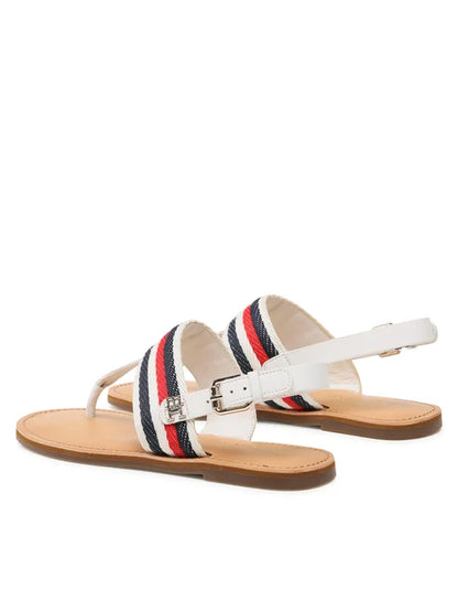 Tommy Hilfiger Sandały Flat Sandal Corporate FW0FW06988