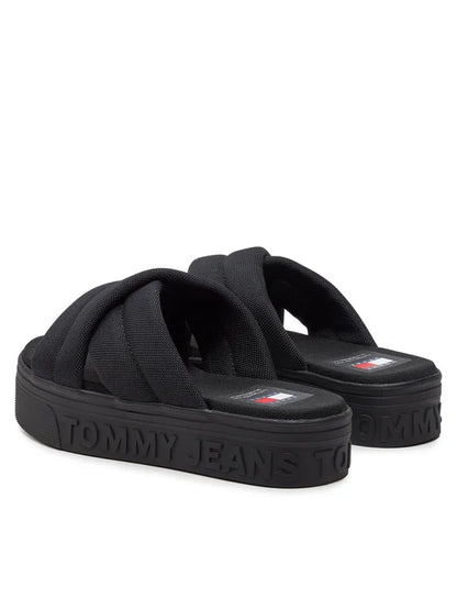 Tommy Jeans Klapki Tjw Lettering Flatform Sandal EN0EN02465