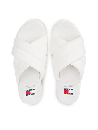 Tommy Jeans Klapki Tjw Lettering Flatform Sandal EN0EN02465